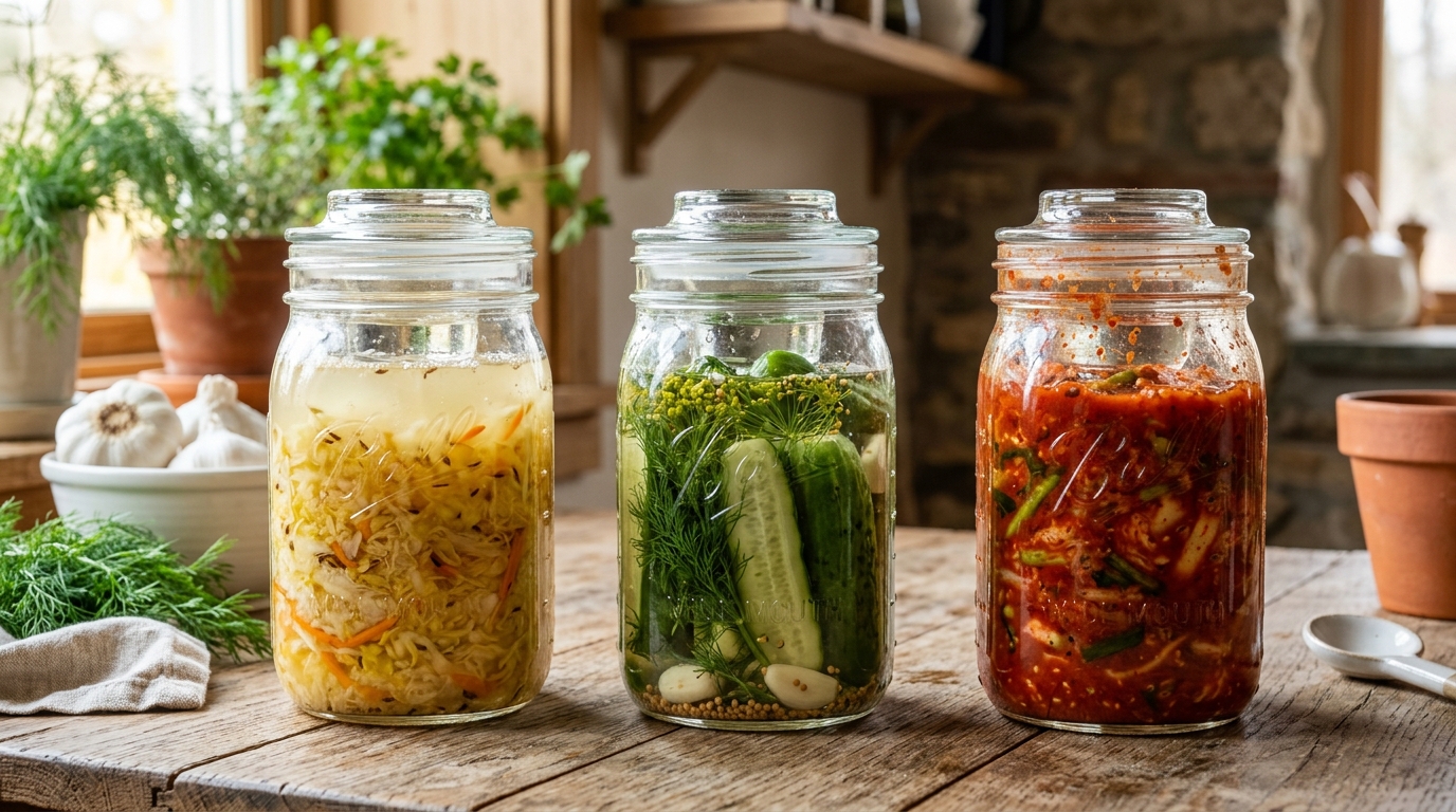 Fermentation for Beginners: Essential Equipment, Food Safety, and First Recipes